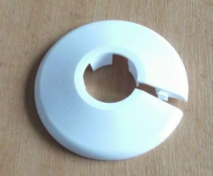 Be-Creative Radiator Pipe Collars Plastic Covers - Pack of 10, 10mm (White)