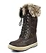 ARCTIV8 Women's Winter Cold Weather Mid High Faux Fur Snow Boots