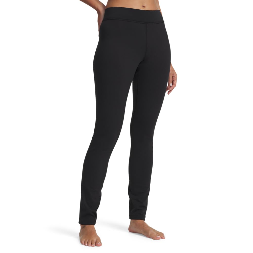 Under Armour Women’s Packaged Base 3.0 Leggings, (002) Black / / White, Small Short