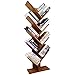 COPREE Bamboo 9-Shelf Tree Bookshelf Book Rack Display Storage Organizer Bookcase Shelving Free Standing Bookshelves for CDs, Movies & Books Holder