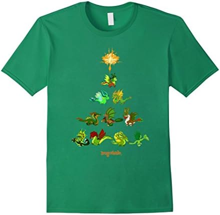 DragonVale: Holiday Dragon Tree T-Shirt - Male Small - Kelly Green