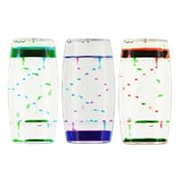 Kandy Toys Two Colour Decorative Oil Timer - Liquid Motion Timer Bubbler for Sensory Play