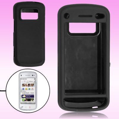 Durable Black Rubberized Hard Protector Cover Case for Nokia N97