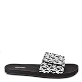 Michael Michael Kors MK Slide Black/Optic White 2 8