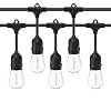 Salcar Led-lichtsnoer voor buiten, 15 m, 15 x E27-leds, IP65, waterdicht, decoratieve lamp voor huisdecoratie, feest…
