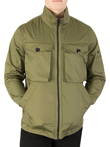 G-Star Men's Type C Zip Utility Jacket, Green