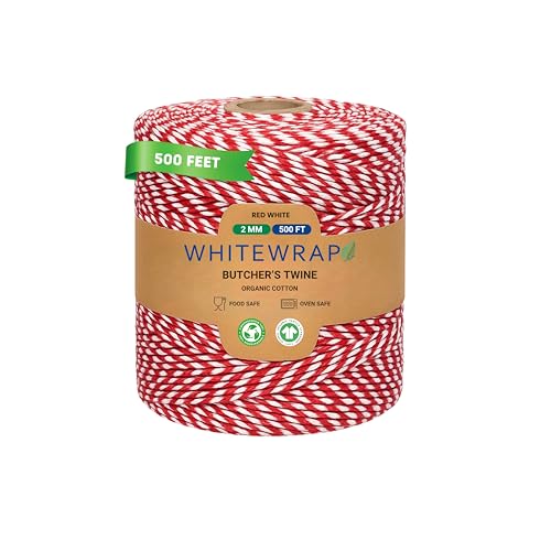 Organic Red White Twine