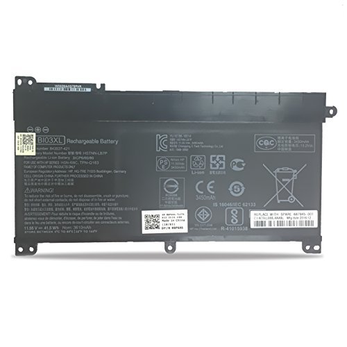 BI03XL Battery BI03XL ON03XL for HP Stream 14-AX000 Series:14-ax010wm 14-ax020wm 14-ax030wm 14-ax040wm;HP Pavilion X360 13-u000 M3-m000 Series 843537-541 844203-850 HSTNN-UB6W TPN-W118-11.55V 41.7Wh