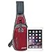 Coreal Sling Shoulder Bag Crossbody Backpack Chest Pack Mini Outdoor Daypack Red