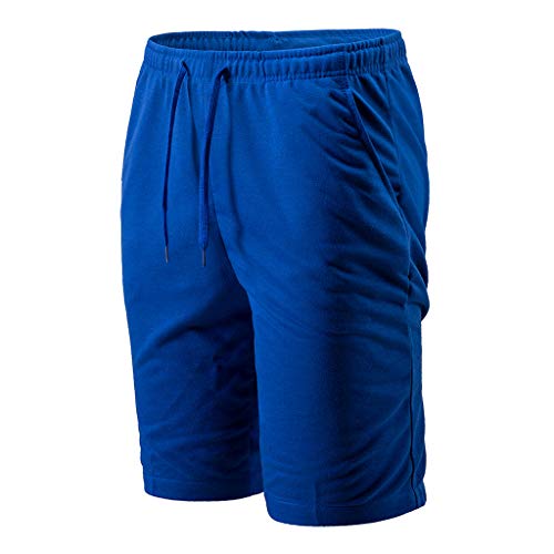 Allywit Men Beach Shorts with Elastic Waist Oversize Lightweight Slim Fit Quick Dry Suits Holiday Beach Shorts Blue