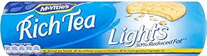 McVitie's Lights Rich Tea Biscuits (300g) - Pack of 6