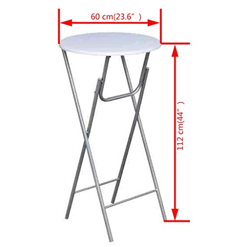 vidaXL 4X Stehtisch Klappbar Bartisch Bistrotisch Partytisch Biertisch Tisch – Bild 6