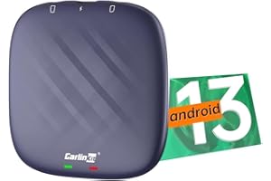 Carlinkit Android 13.0 CarPlay Ai Box Max,8GB+128GB,8-Core,Magic Box,Support Wireless CarPlay/Wireless Android Auto,Google Play Store,Netflix,YouTube,Hulu, 50% Performance Increase.