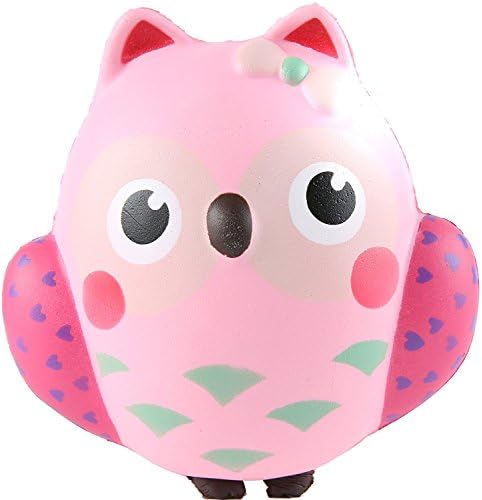 Owl Squishy Jumbo Squishy Kawaii Cute Owl Cream Scented Squishies Slow Rising Decompression Squeeze Toys For Kids or Stress Relief Toy Hop Props, Decorative Props Large, 1 Pack