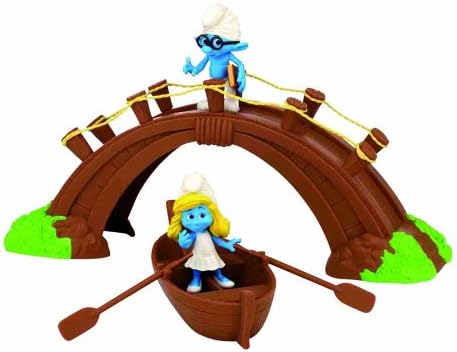 Les Schtroumpfs The Smurfs – 2372 – Figurine – mini Adventure Theme Box + 1 Figurine – Taxi NYC