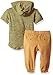 Beverly Hills Polo Club baby-boys Short Sleeve Top & Twill Pant Set