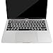 Mosiso Keyboard Cover for Touch Bar Models Newest Version MacBook Pro 13 A1706 & MacBook Pro 15 A1707 (2017 & 2016) with Touch ID, Black