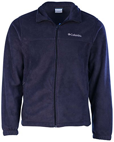 navy blue columbia fleece jacket