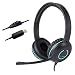 Cyber Acoustics USB Stereo Headset with Headphones and Noise Cancelling Microphone for PCs and Other USB Devices in The Office, Classroom or Home (AC-5008)