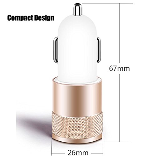 SA08 USB Car Charger with Four USB Ports for iPad Tablet PC Electronic Products