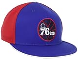 NBA Philadelphia 76ers Flat Brim Flex Fit Wool Hat, Large/X-Large