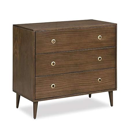 walnut changing table dresser