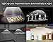 LED:Motion Sensor Night Light: Automatically Lights Up Your Dark Cabinet, Closet, and Night Stand:Stop Fumbling at Night with Our 10 LED Light Strips: Smart Sensor Ignores Motion at Daytime: 3 Pack