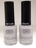 (TWO PACK) Revlon Colorstay Gel-Smooth Nail Enamel, Base Coat 0.4 fl. oz.