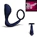 Erection Enhancing Cock Ring & Butt Plug Combo – Medical Grade Silicone Anal Sex Toy For Adult Man And Woman – Larger, Thicker Erections – Incredible Orgasms