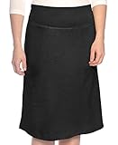 Kosher Casual Women's Modest A-Line Cotton Spandex Sports Skirt