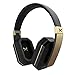 Ghostek soDrop 2 Comfortable Wireless Headphones for Apple & Samsung Devices | Black & Gold