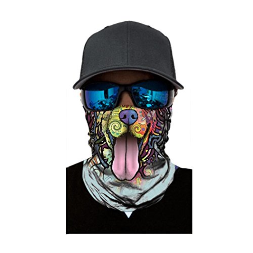 image for Auwer 3D Stretchable Face Shield Mask Guards Balaclava Headwear for Ca