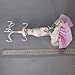 Mermaid Lady Mannequin Jewelery Display Tree Stand Holder Bow w/Floral Print