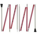 Paria Outdoor Products Adjustable Tarp and Tent Poles - Versatile, Durable, and Lightweight - Perfect for Camping, Backpacking, Hammocks, Shelters, and Awnings