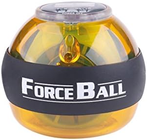 Fitness anytime anywhere，Gyroscope Powerball Hand Fore Arm and Wrist Strength Excercise Balls, Rotate Power Strengthener , Comes with LCD Counter and LED Light