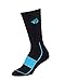 LIFT 23 Atacama Moisture Wicking Performance Socks, Comfort Compression Fit (Medium, Black and Blue's)
