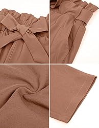 KANCY KOLE Women Business Casual Crop Trousers