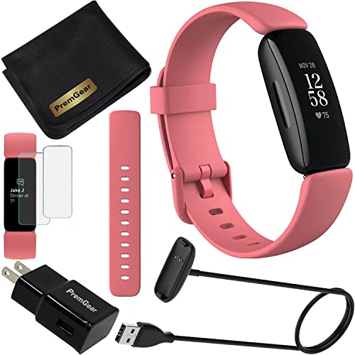 Fitbit Inspire Smart Watch Health Fitness Tracker (Rose), with 24/7  Heart Rate, 1-Year Premium Trial, S