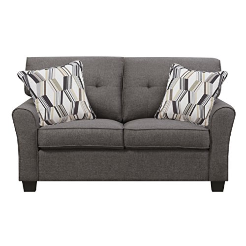 Artum Hill UP3-884 Olivia Loveseat, Espresso - Thumbnail 7