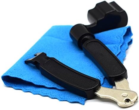 Professional Guitar Bass String Winder Cutter and Bridge Pin Puller,Guitar Bass Repair Tool Functional 3 in 1 - iLuiz