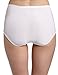 Vanity Fair Women's Illumination Brief Panties (Regular & Plus Size), Star White, 10