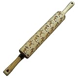 Rolling Pin Moose Embossed Pattern