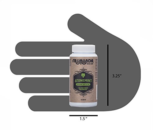 Fromonda Talc Free Body Powder menthol peppermint & tea tree (AtoneMint) (1.4 oz, 1-Pack) - Thumbnail 3