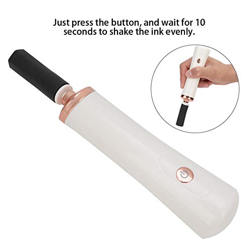 shlutesoy False Eyelashes & Adhesives Liquid Nail Polish Shaking Machine Electric Eyelash Glue Shaker Makeup Tool White