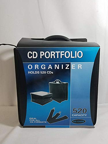 CD Care 520 CD/DVD Binder PU Leather Nylon Material Plus Bonus Carrying Strap Reinforced Handle (Frustration-Free Packaging) (Full Black) - Thumbnail 5