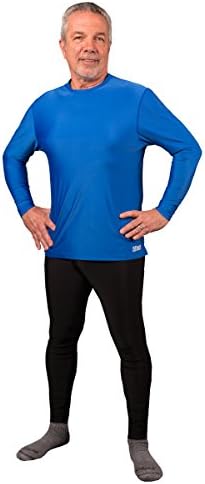 NPmotowear Mens Base Layer Pants Wicking, All Sports (Large)