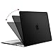 Mosiso Plastic Hard Case for A1707 MacBook Pro 15 Inch with Retina Display, Dark Black