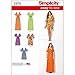 Simplicity 1375 Easy to Sew Women's Pullover Dress Sewing Patterns, Sizes XXS-XXL