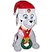 Gemmy Airblown Inflatable Paw Patrol Marshall w/Wreath 4.5 ft Tall Indoor/Outdoor Decoration