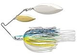 Terminator T1 Spinnerbait-Willow/Willow ,Gold/Nickel Blade (Hot Shad, 1/2-Ounce)